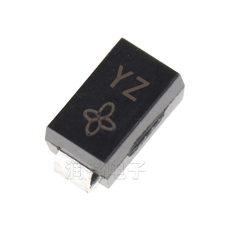 电路保护 SMAJ51CA SMA 丝印YZ 双向 TVS瞬变二极管 DO-214AC