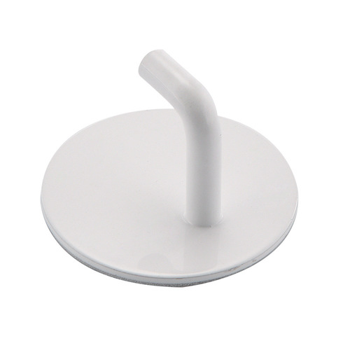 304 stainless steel punch-free round sticky hook kitchen and bathroom multi-functional anti-slip curved hook strong bearing hook