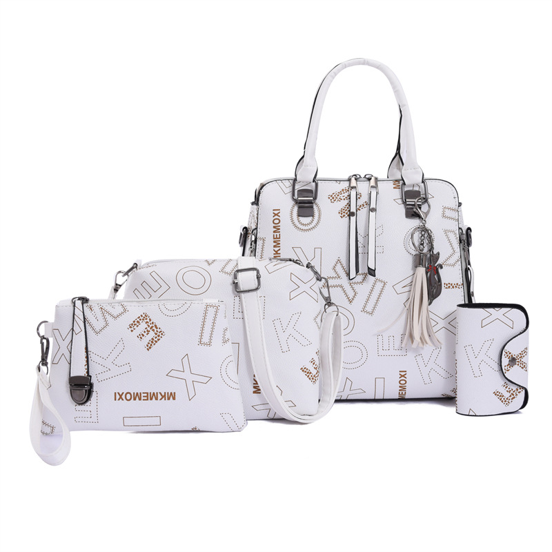 Comercio exterior bolsa de gran capacidad de las mujeres nuevo multi-pieza de las mujeres del bolso de impresión popular bolso de hombro de las mujeres