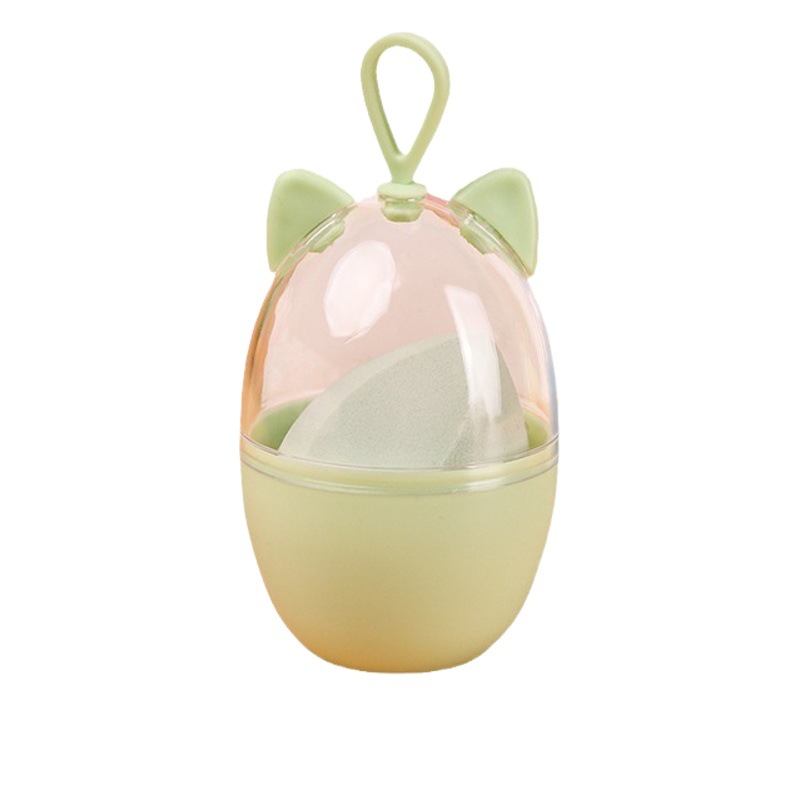 Linda mascota belleza huevo sin polvo maquillaje huevo en polvo puff traje gota de agua calabaza corte oblicuo maquillaje esponja al por mayor maquillaje huevo