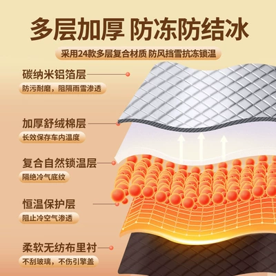Car snow shield, Windshield Anti-Freeze Half Cover Car