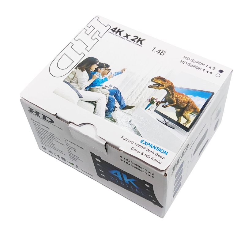 クロスボーダーHDMI分配器 1入力4出力 4K高画質出力 ノートパソコン セットトップボックス 1入力4出力 スクリーン分割器|undefined
