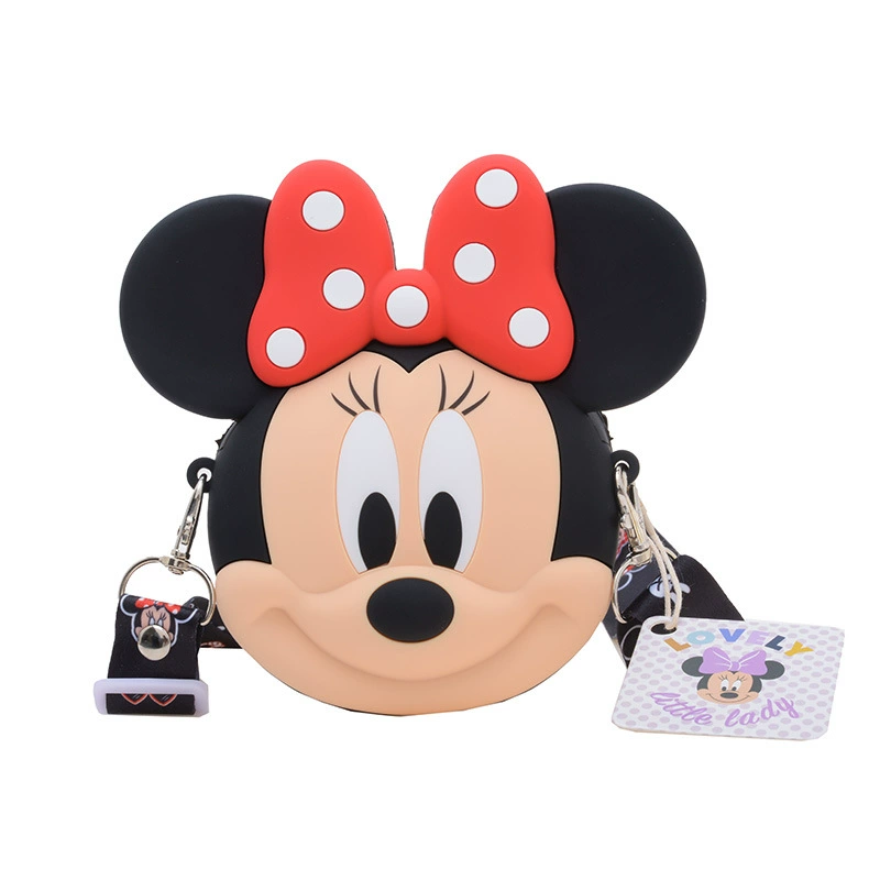 Children's shoulder bag, one-shoulder bag, cartoon wallet, card holder, silicone lipstick, purse, wholesale