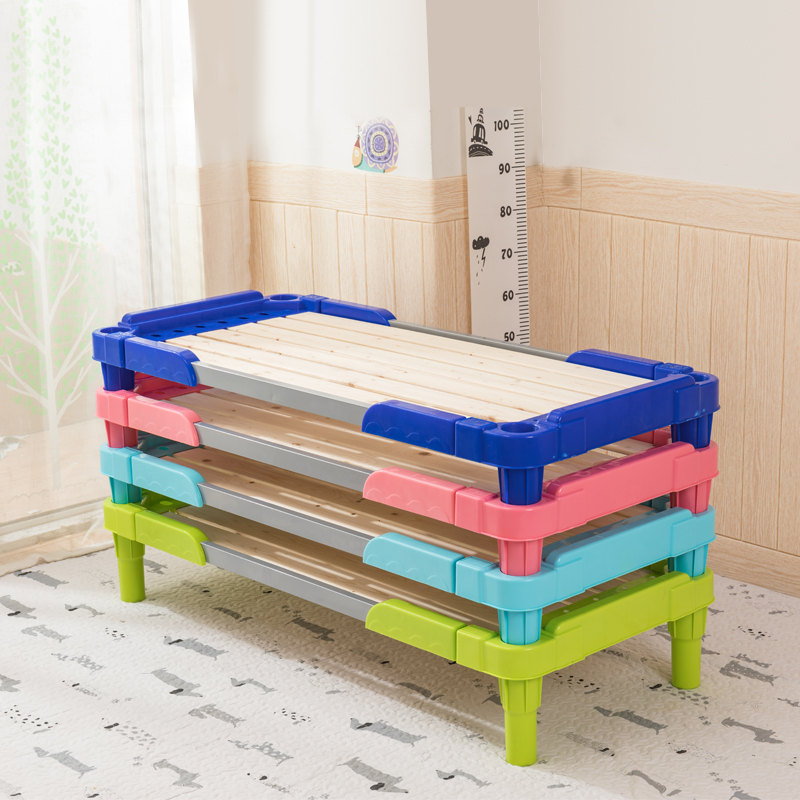 Elementary School Students' Nap Bed, Kindergarten Nap Bed, Children's Daycare Training Small Dining Table, Single Folding Bed