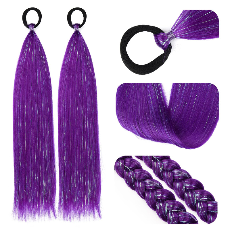 Venta al por mayor de hilo de oro y plata para comercio exterior, para pelucas y coletas de rastas EZ, de un solo hilo, con degradado de colores, para cabello trenzado DIY, hilo láser y trenzas grandes.