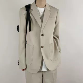 Kimura uncle dk original creamy-white casual suit male student adult ceremony handsome pinstripe suit uniform suit