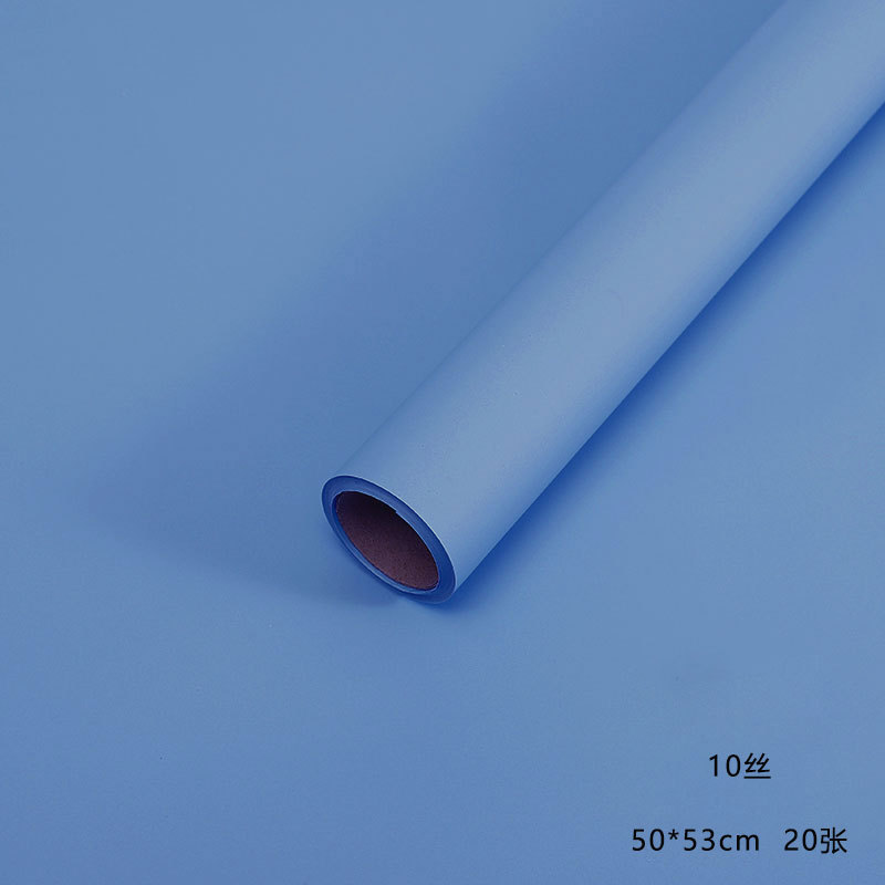 Red popular 10 seda coreana papel de estilo amor mate niebla papel esmaltado espesado impermeable duro florista de papel de envoltura