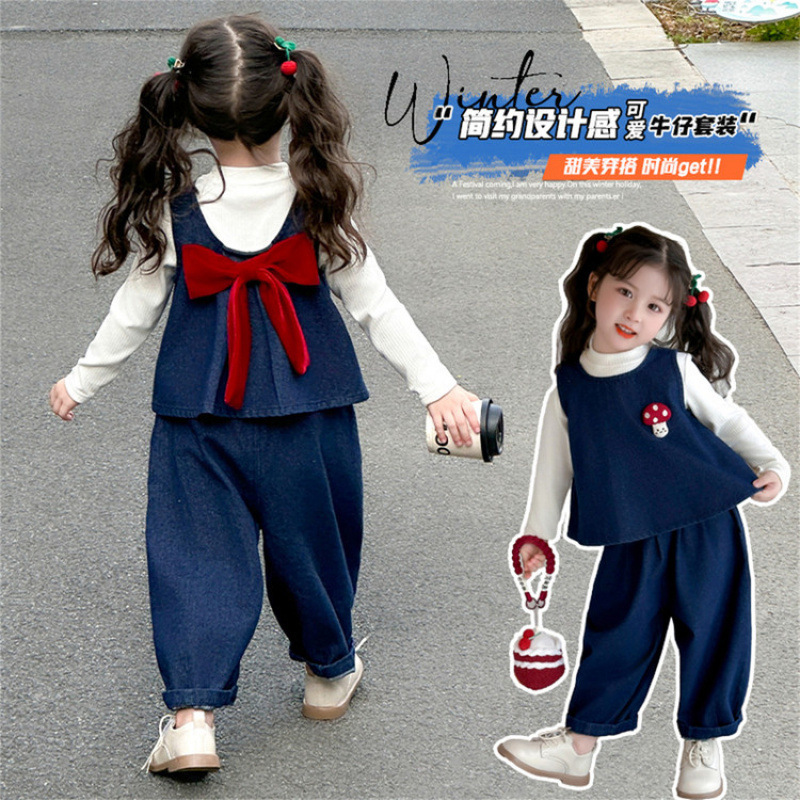 女童初秋套装2025新款时髦洋气秋款穿搭女宝宝春秋季衣服儿童秋装|undefined