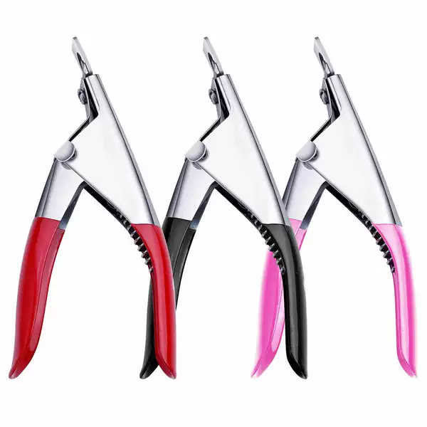 Wholesale Manicure Tools, Fake Nail Clippers, One-Word Scissors, U-Shaped Scissors, Can Cut Three Shapes, Ready for Delivery