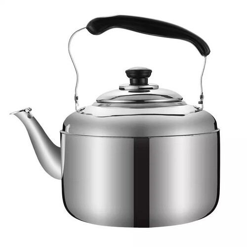 Stainless steel thickened kettle gas household large-capacity kettle whistle kettle induction cooker gas stove universal