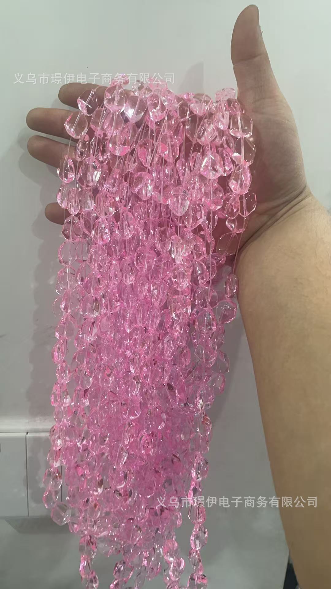 Jelly 12X16mm imitación polvo natural amatista cristal irregular cuentas sueltas bricolaje hecho a mano collar de cuentas material