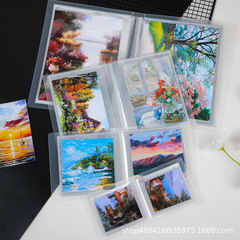 10*10/6*6cm角カード収納帳油絵棒20*15/15*10cm水彩画帳葉書定ページ帳