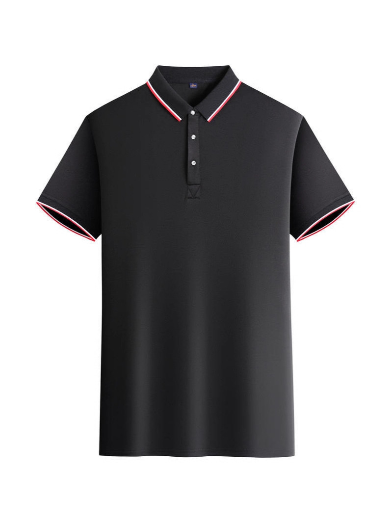 Tiger 180G con solapa polo impresión logotipo de verano ropa de trabajo hombre y mujer de manga corta personalizada camisa publicitaria de moda