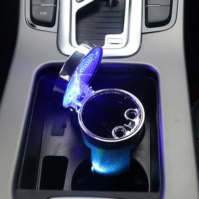 with Lid and Led Light – Car ashtray