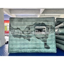 充气彩弹墙窗门组合障碍物真人CS闭气吃鸡彩弹水弹射掩体