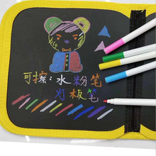 亚克力 LED灯板笔黑板12色环保彩色液体粉笔玻璃可擦水粉笔绘画笔