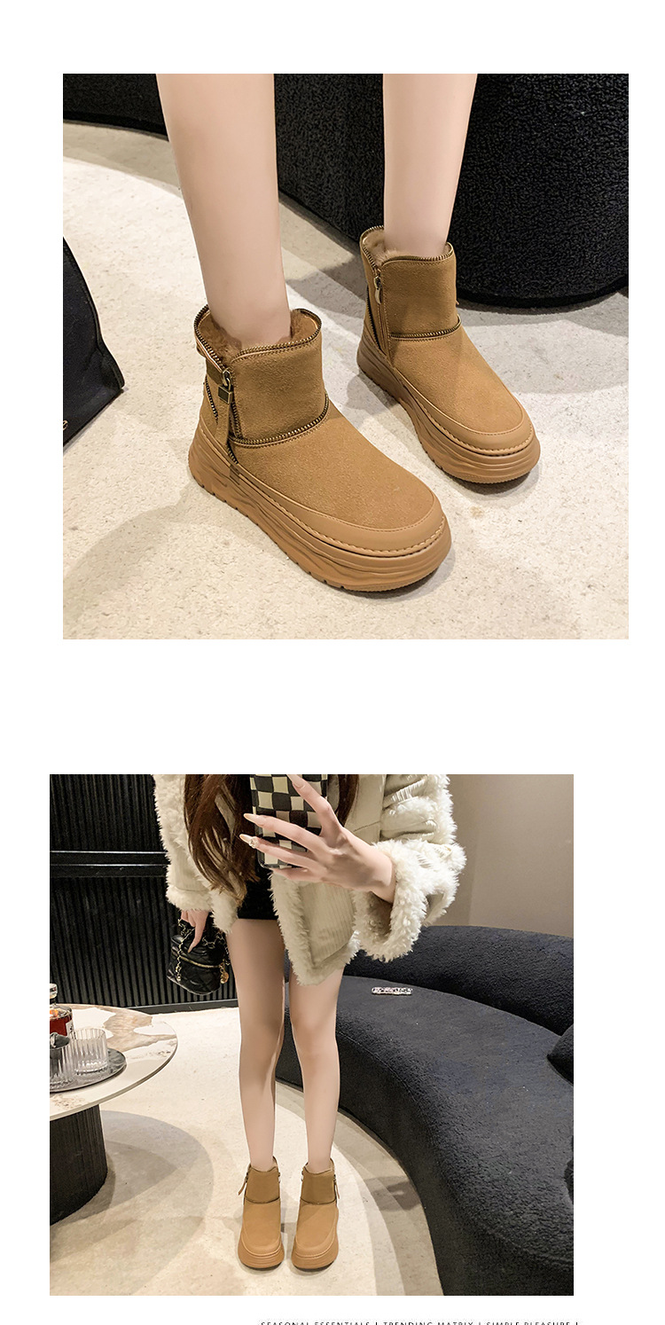 2023 Winter New Thick Bottom Plush and Thick Warmth Northeast Cotton Boots_voghion.com
