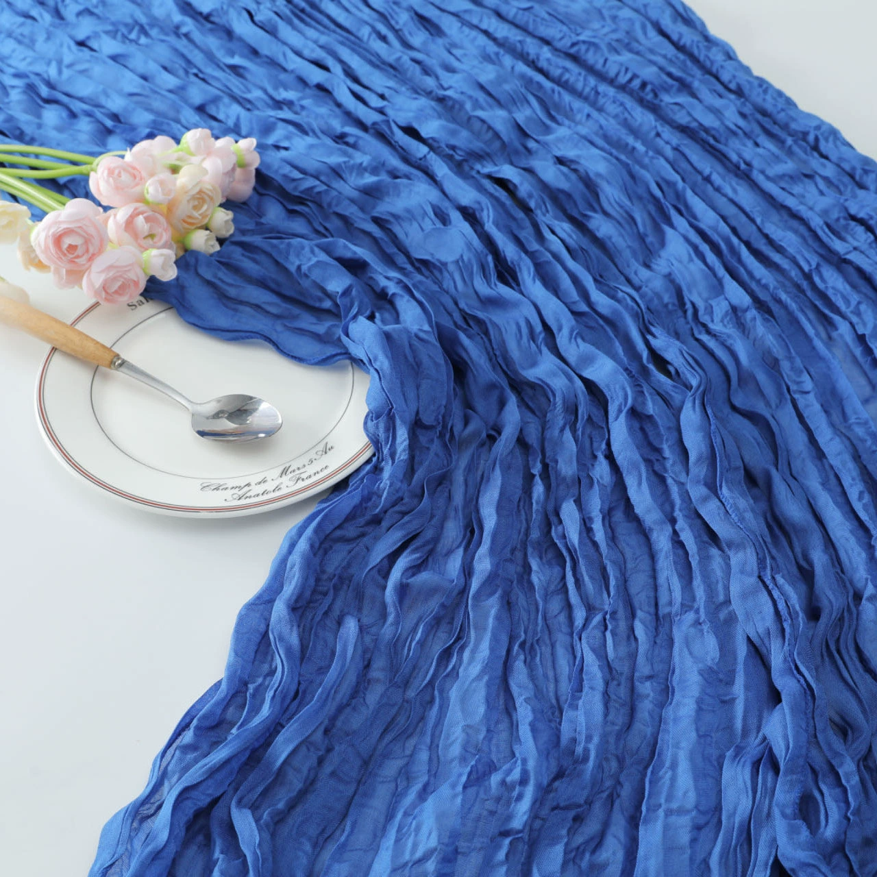 Дорожка на стол Bali yarn, северный текстурный стиль, тёплая драпировка 90×180 / 90×300 см
