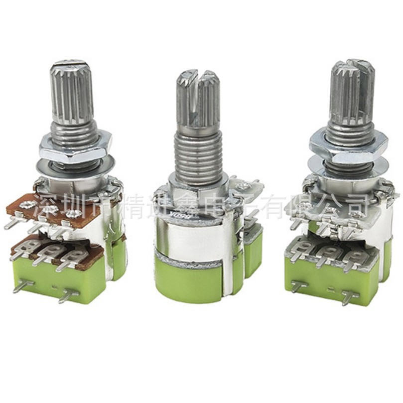 Rk120Gs Dual 8-Pin Switch Potentiometer 10K/20K/50K/100K Rv12I Type Speaker Volume Adjustment