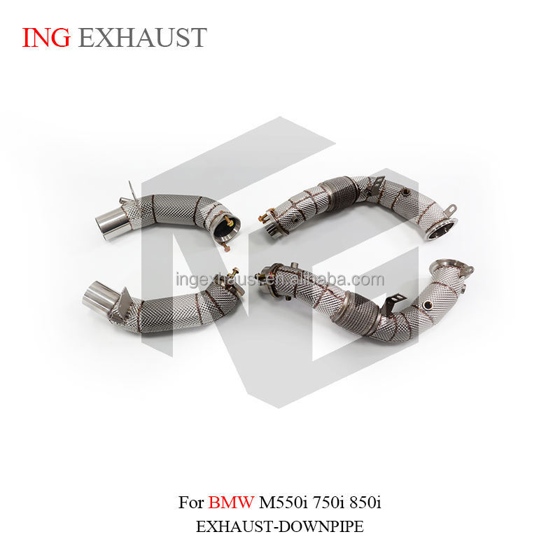 Suitable for BMW M550i 750i 850i stainless steel catalytic downpipe exhaust downpipe