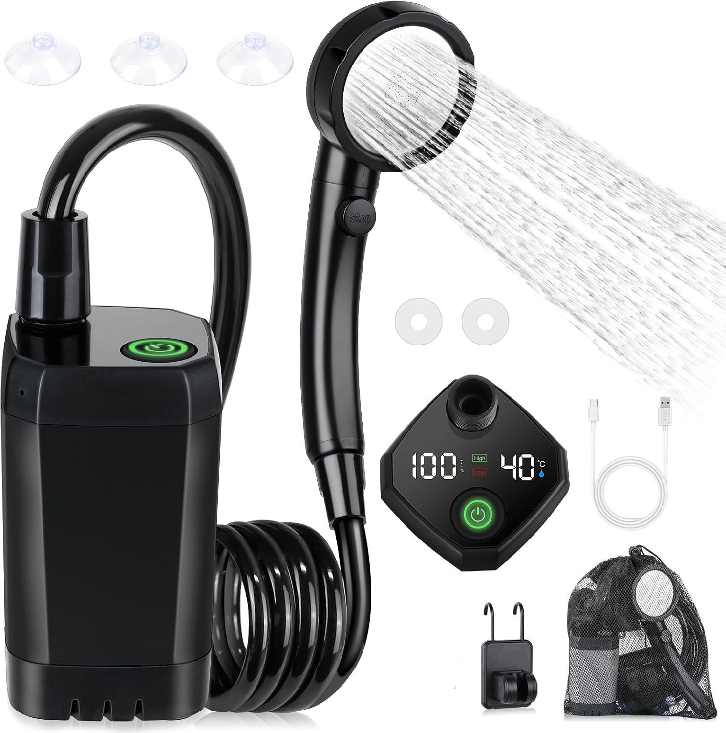 전체 화면 모델 6000mA 검정색
