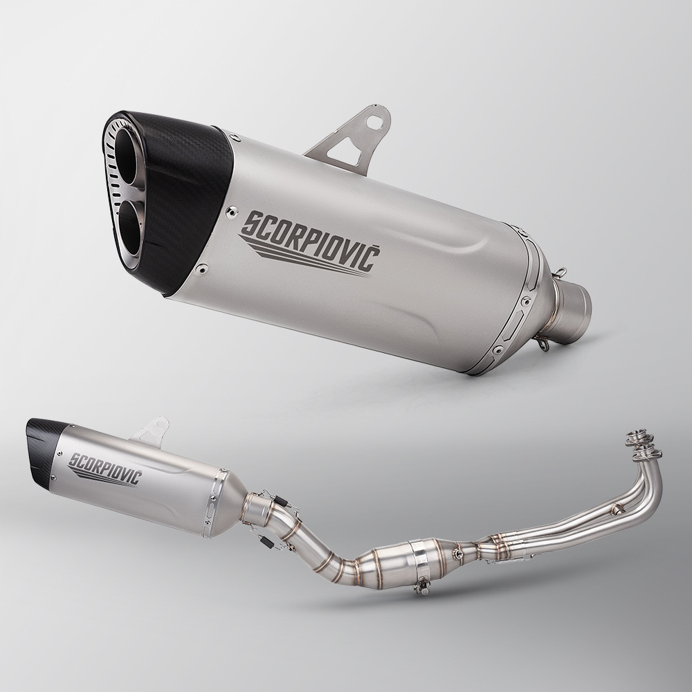 TMAX 530 560 front and end muffler motorcycle scooter full-section exhaust pipe modification 2016-2025