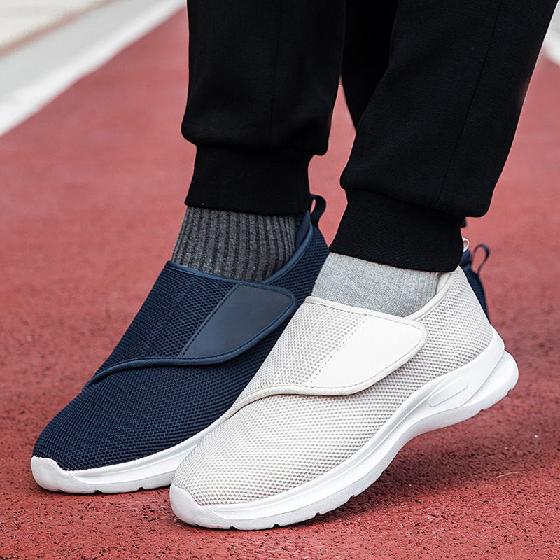 Zapatos de madre relajados en otoño e invierno, zapatos de ocio para mujeres, mediana edad y ancianos, zapatos ligeros y cálidos para ancianos, zapatos para parejas transfronterizas