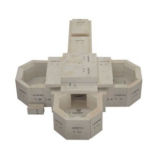 Henan Refractory Factory Fused Zirconium Corundum 33 No. 36 No. 41 AZS Brick Glass Furnace Refractory Brick