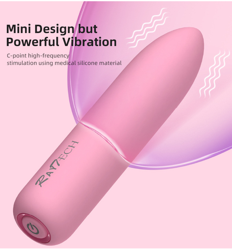 Vibratore masturbatore a testa di proiettile per donne, giocattolo sessuale per clitoride adulto, esperienza orgasmica_voghion.com