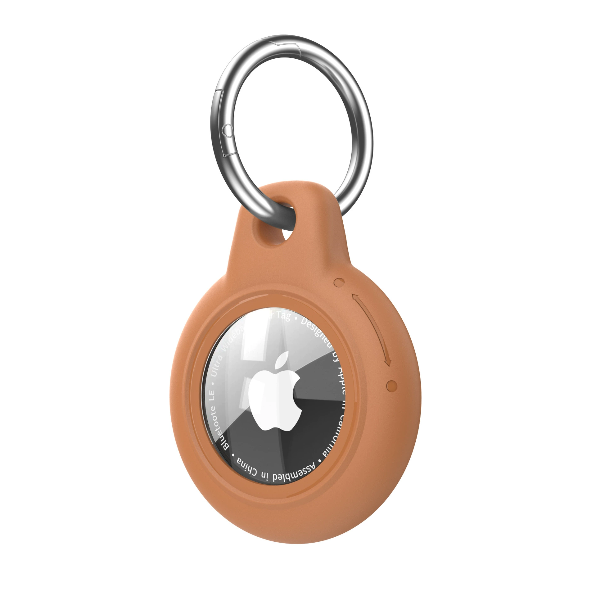 Защитный чехол для Apple AirTag из ПК, поворотный snap, против потери, тройная защита AirTag2