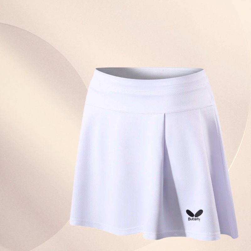 Leather tennis skirt