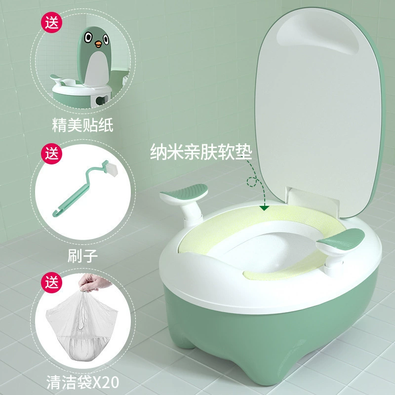 Cute children's toilet for boys for training