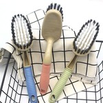 地板硬毛刷浴缸清洁刷子厨房卫生间角落缝隙刷长柄瓷砖刷子