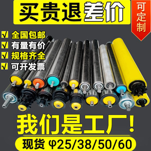 Stainless steel unpowered idler galvanized sprocket roller telescopic assembly line conveyor belt multi-belt roller