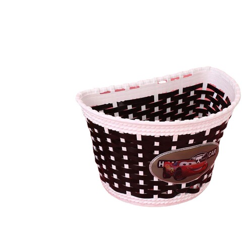 Car Princess Icon Scooter Special Handwoven Basket 4 Colors Available Pressure Resistant Car Basket Plastic Woven