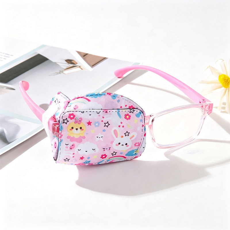 Cross-Border Best-Selling Children's Amblyopia Eye Patch Single-Eye Training Eye Patch Cartoon Washable Children's Vision Training Eye Patch