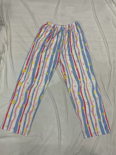 Striped note trousers