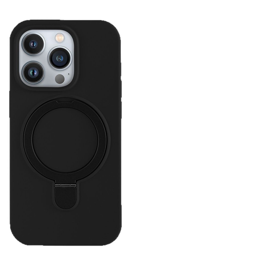 Aplicable a Apple 17promax agujeros grandes silicona líquida fulcro soporte de succión caso de teléfono celular iPhone16 funda