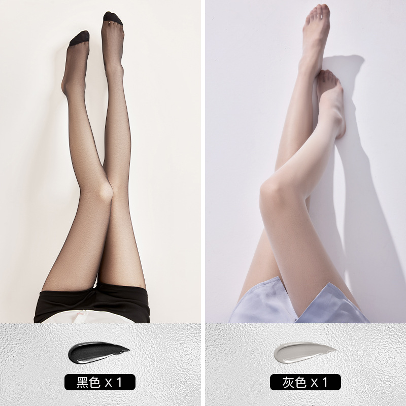 Medias para mujer, protector solar fino de verano, viajero, corrector de seda anti-gancho, calcetines para la piel 0d, calcetines sin costuras