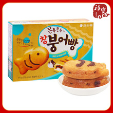 韓國好麗友魚形蛋糕174g保質6個月休閑零食巧克力夾心糕點蛋糕