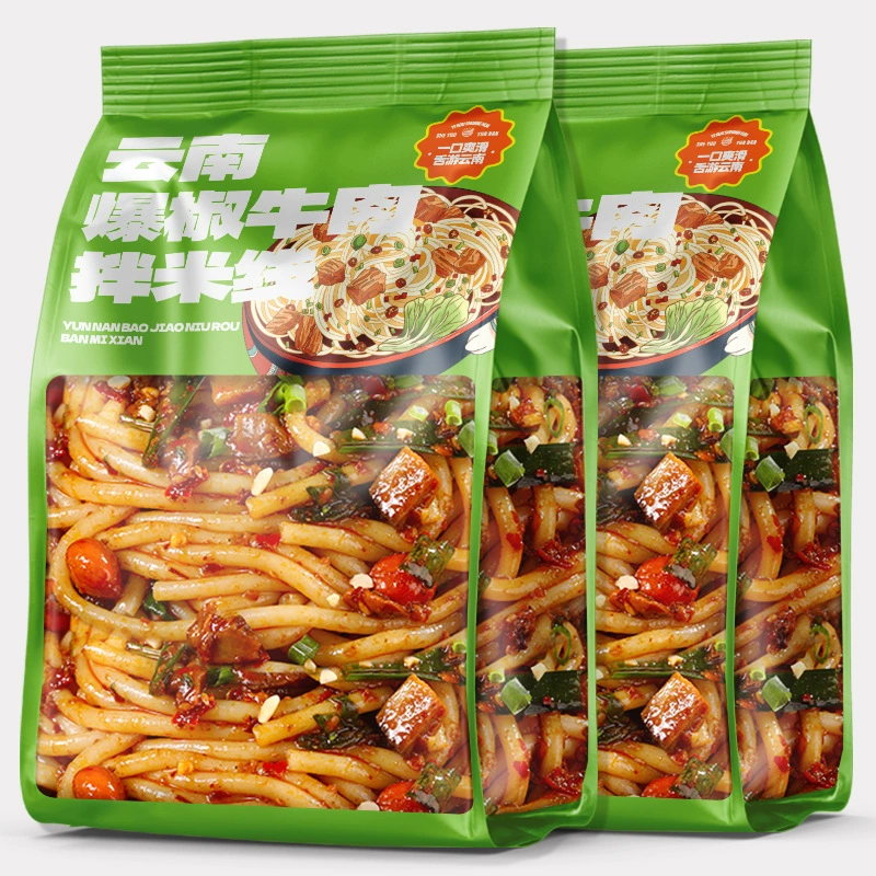 Dian Erwa Юньнаньская смешанная рисовая лапша 266 г Острая говяжья рисовая лапша Юньнаньская замена еды быстрого приготовления Наполнитель быстрого приготовления без варки