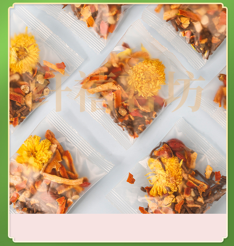 Dandelion Goji Chrysanthemum Tea 12g x 12 Teabags Caffeine Free Herbal Blend for Daily Wellness in use