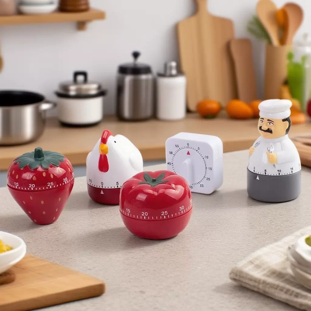 厂家直销厨房定时器烘培闹钟西红柿提醒器机械计时器大小号批发