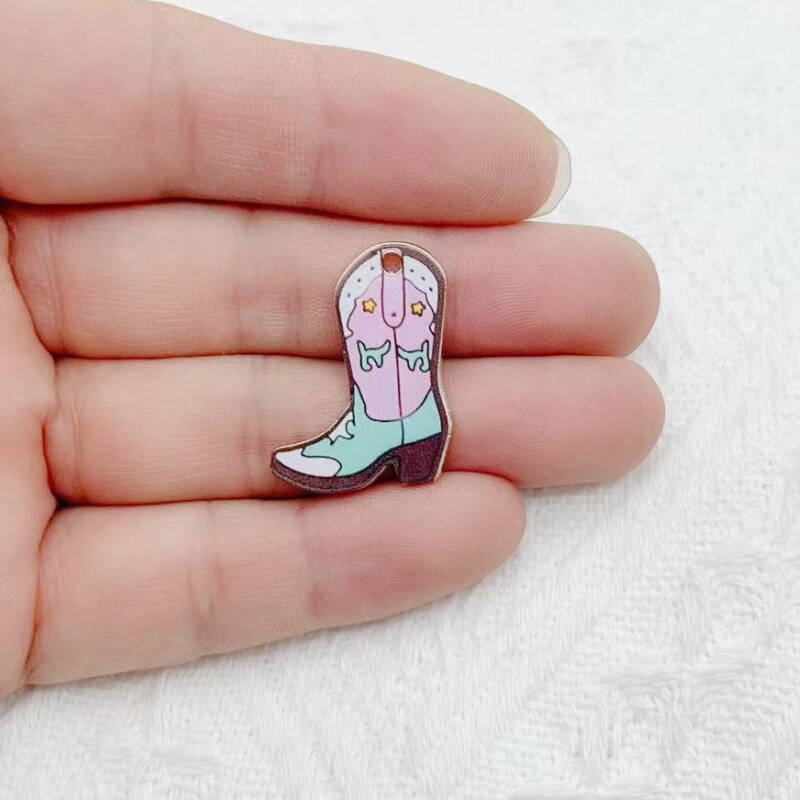 クロスボーダー合金レトロウエスタンカウボーイプリントブーツキーホルダーペンダントバックパック DIY ジュエリーアクセサリー|undefined