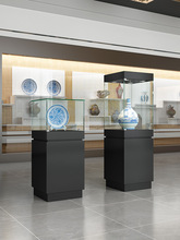 木质产品展示柜珠宝首饰玻璃柜台博物馆古董玉器陶瓷文物展览jω