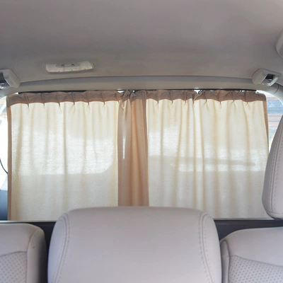 curtain car track sun — Car curtains