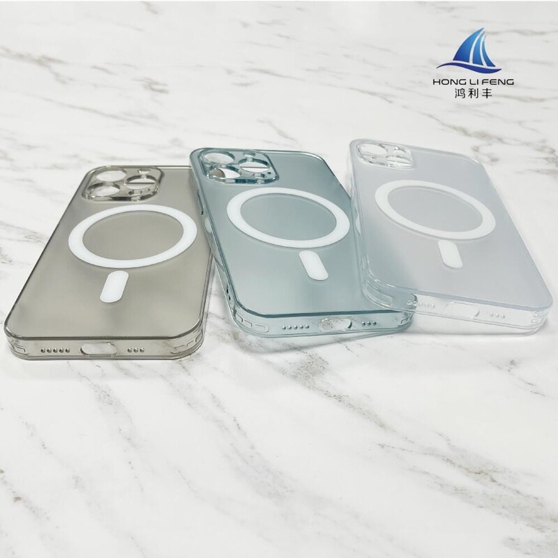 Frosted Glass Magnetic Transparent Texture Phone Case Suitable for iPhone 18 Pro Max and Apple 17 Pro Protective Cover