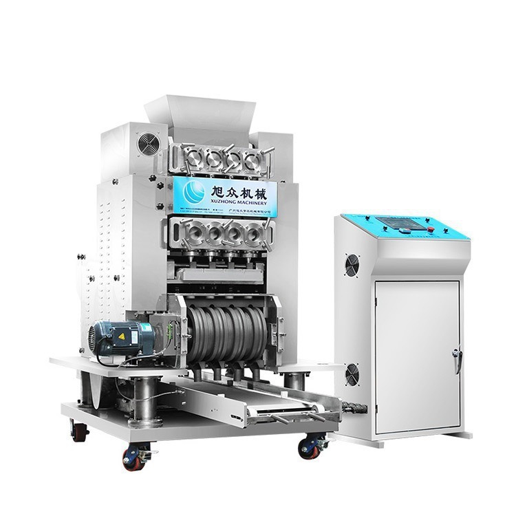 Máquina automática de arrastre de tortillas multicabeza imitación de linterna hecha a mano cadena de dulces redondos de tarato máquina de arrastre cuantitativo