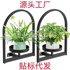 窓植物棚、金属壁掛け植物ホルダー、ファッション壁植物棚、壁植物棚2点セット