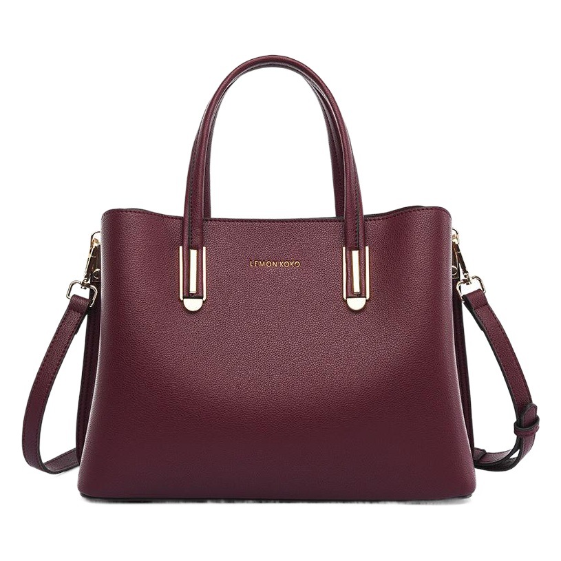 Women's Handbag, New Style Bag, Soft Leather, Large Capacity Tote Bag, Elegant Middle-Aged Mother's Bag, Fashionable Commuter Women's Bag